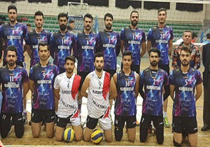 درخشش والیبالیست مهابادی در تیم لیگ برتر کردستان