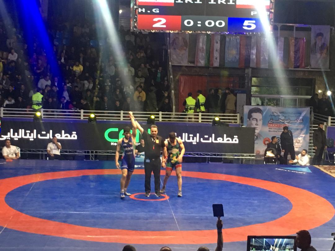 نائب قهرمانی فرنگی کار دارابی در جام بین المللی تختی
