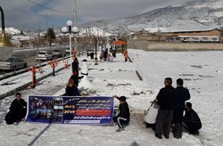 برگزاری جشنواره آدم برفی در ملکشاهی + تصاویر