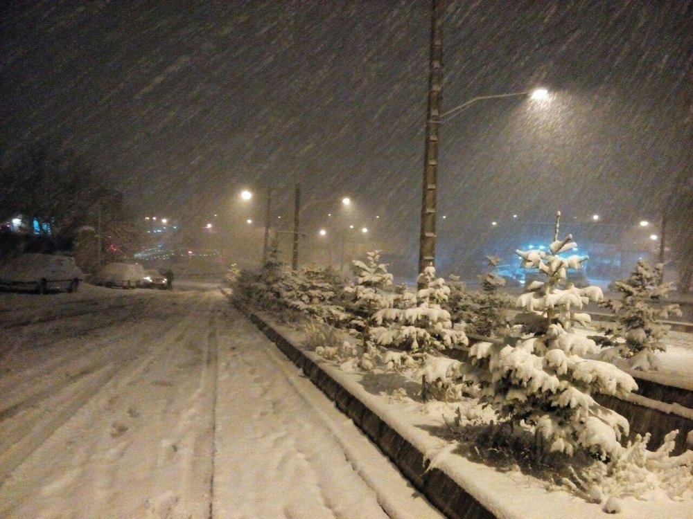 آغاز دوباره بارش برف در فارس