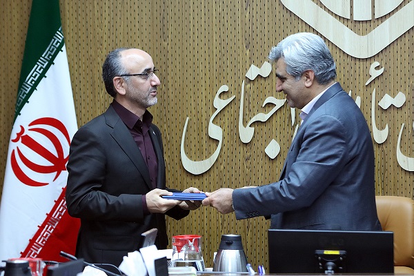 معارفه جمیل حق پرست به عنوان معاون سازمان تأمین اجتماعی