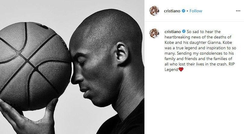 واکنش مسی، نیمار و رونالدو به درگذشت ستاره بسکتبال NBA