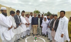 ساخت یک مدرسه خیری در مناطق سیل زده