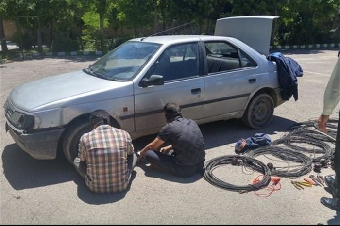 سارقان وسایل داخل خودرو دستگیر شدند