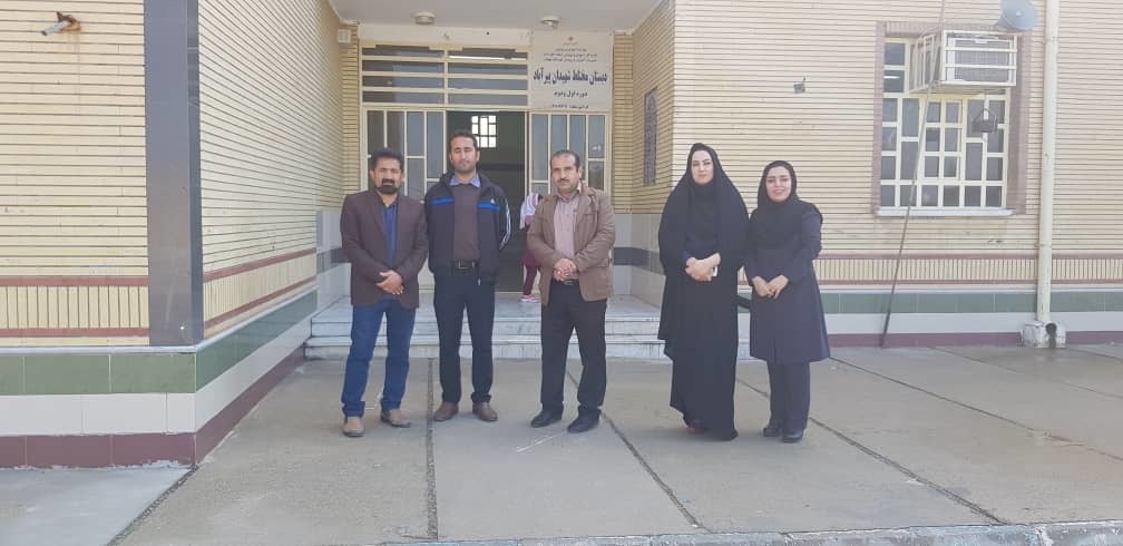 بازدید معاون پشتیبانی آموزش و پرورش بهبهان از مدارس روستایی