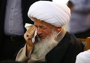 برگزاری مراسم عزاداری شهادت حضرت زهرا (س) در دفتر آیت‌الله وحید خراسانی