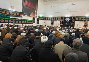 برگزاری مراسم عزاداری شهادت حضرت زهرا (س) با حضور آیت الله سبحانی