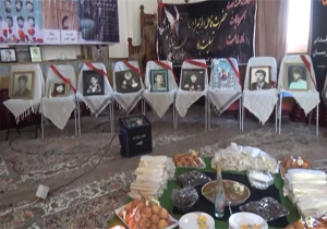 مراسم شهادت حضرت زهرا (س) در یکی از دبستان‌های بهشهر