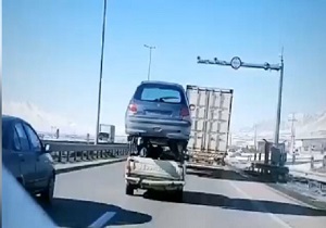 وقتی پژو ۲۰۶ اسقاطی، بار پیکان‌وانت می‌شود! + فیلم