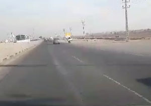وضع نامناسب جاده در صفادشت به ملارد + فیلم