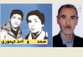 تشییع پیکر پدر شهیدان تیموری در شهر مرند