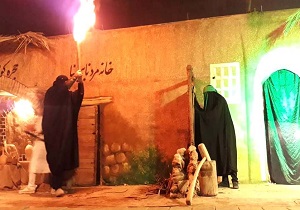 نمایش مذهبی «شهر مدینه» در شوشتر اجرا شد 