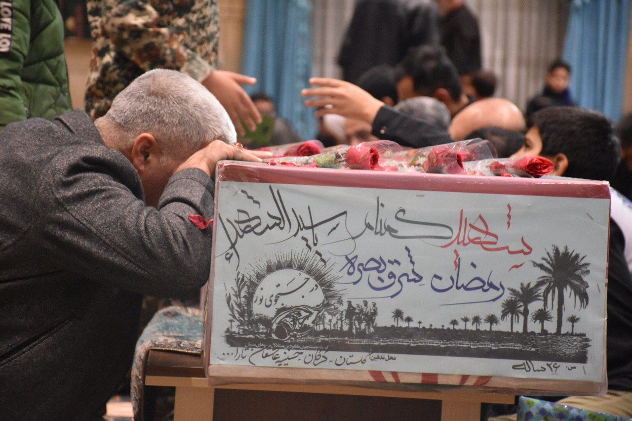وداع گلستانی&zwnj;ها با شهید گمنام