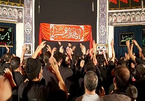 مراسم عزاداری شهادت حضرت فاطمه زهرا (س) در آران و بیدگل + فیلم