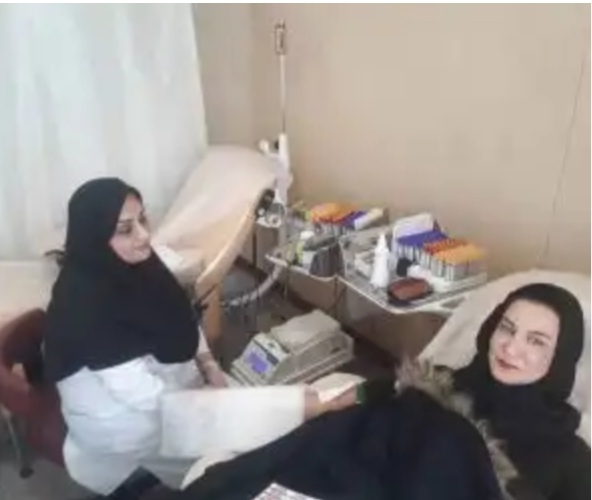 بانوی کرجی رکورد دار اهدای خون در البرز