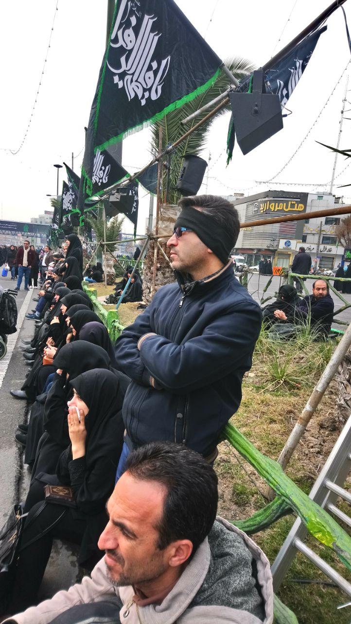اجتماع بزرگ فاطمیون در میدان هفت تیر تهران