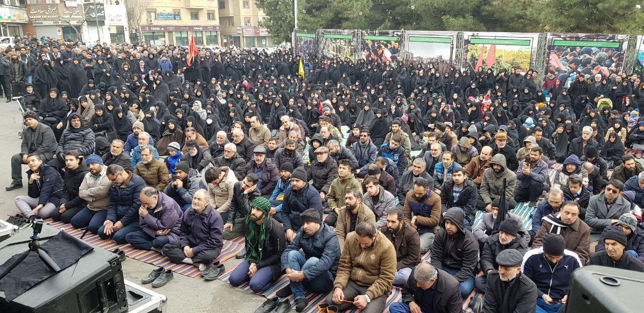 تجمع فاطمیون تهران در سعادت&zwnj;آباد برگزار شد
