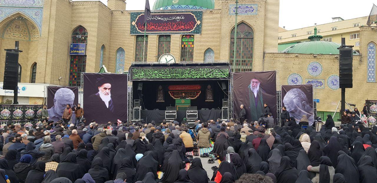 تجمع فاطمیون تهران در سعادت&zwnj;آباد برگزار شد