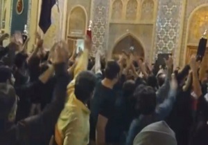عزاداری پرشور پاکستانی‌ها در حرم حضرت معصومه (س) + فیلم