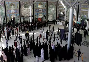 حال و هوای آستان مقدس امامزاده قاسم (ع) در روز شهادت دخت نبی اکرم (ص) + فیلم