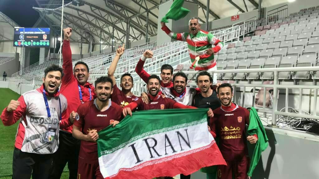 کاروان تیم فوتبال شهرخودرو وارد مشهد شد