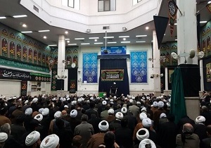 سوگواری شهادت حضرت زهرا (س) در دفتر رهبری در قم