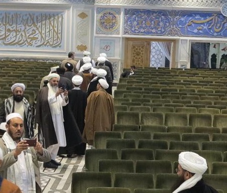 بازدید علمای شورای اخوت اسلامی افغانستان از کتابخانه آستان قدس رضوی