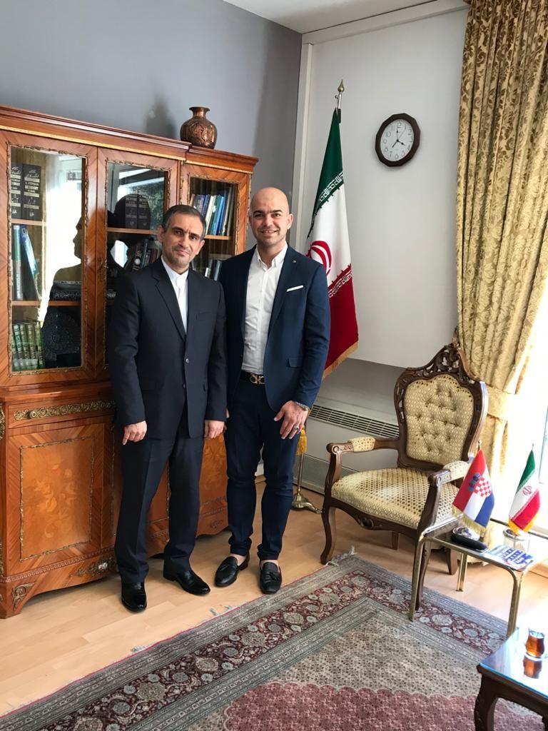 دیدار یوسف کرمی با سفیر ایران در کرواسی