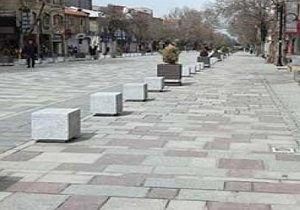 پیشرفت فیزیکی ۸۰ درصدی طرح پیاده‌راه‎سازی خیابان فردوسی خرم‌آباد