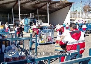 ارسال محموله کمک هلال احمر گیلان به زلزله زدگان آذربایجان غربی