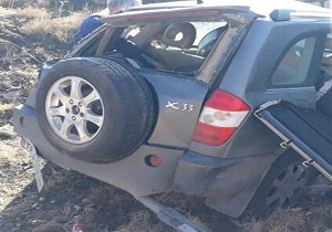 واژگونی ام وی ام در سمنان حادثه آفرید