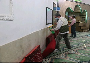  ضدعفونی کردن مساجد  خراسان جنوبی