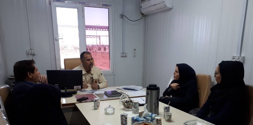 فولاد، پشتیبان ستاد مبارزه با کرونا در شهرستان بافت