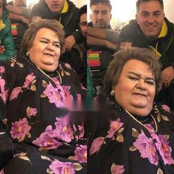 گریم عجیب و زنانه اکبر عبدی  + عکس