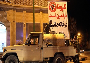 ۶ مسیر شلوغ سمنان علیه ویروس کرونا ضدعفونی شد