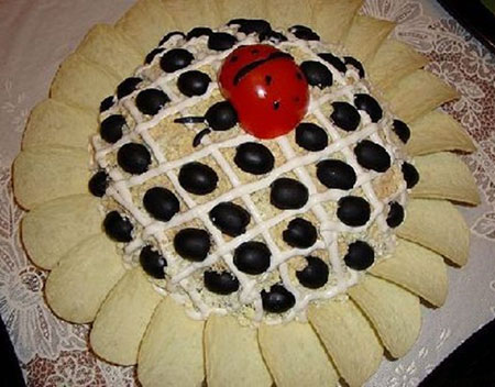 تزئینات زیبا و جالب سالاد الویه