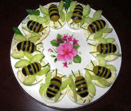تزئینات زیبا و جالب سالاد الویه
