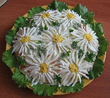 تزئینات زیبا و جالب سالاد الویه
