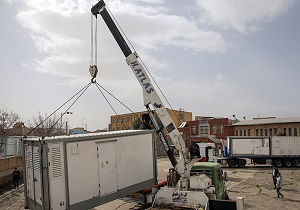 بیمارستان سیار ۱۸۰ تختخوابی سپاه در نیروگاه قم مستقر شد