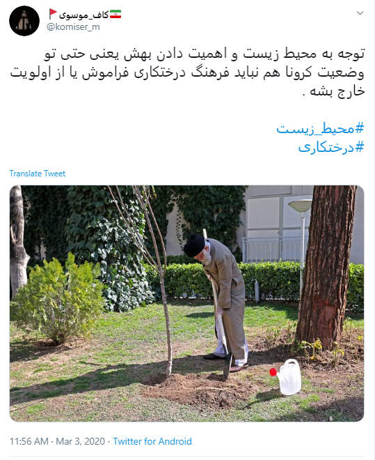 خوشا نهالی که با دستان شما کاشته شود