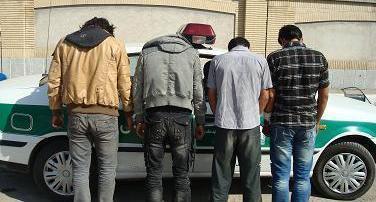 دستگیری عاملان تخریب ۱۲ خودرو درخیابان شمشیری