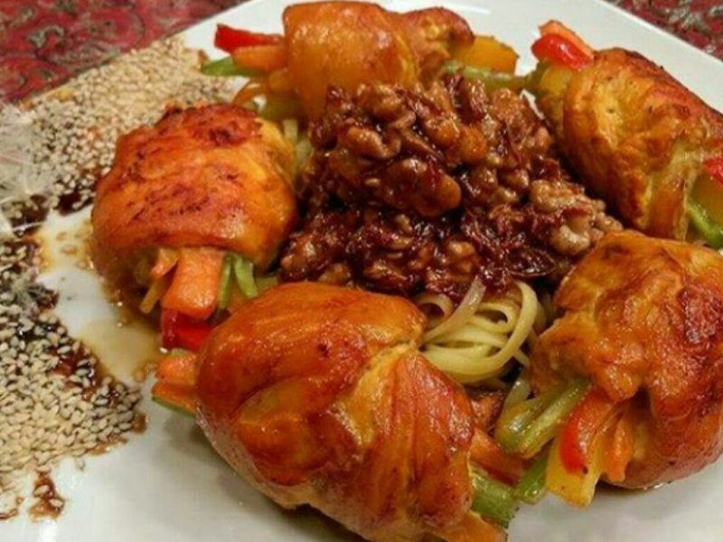 آموزش آشپزی؛از کباب لقمه زعفرانی و  کوبیده استانبولی تا  دلمه مرغ خوشمزه + طرز تهیه