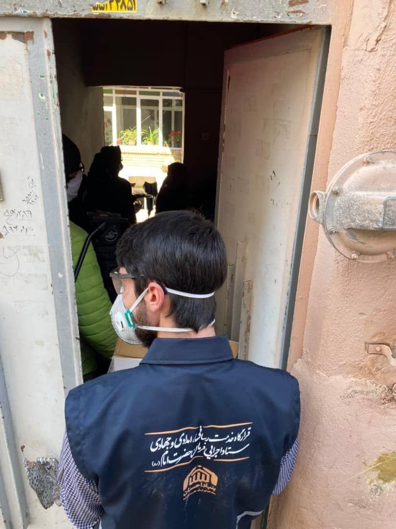 توزیع ۲۵ هزار بسته بهداشتی ضدکرونایی در محله محروم هرندی