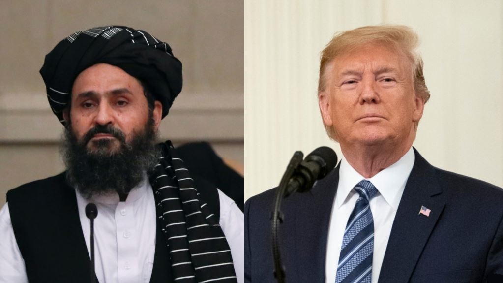 ترامپ در گفتگو با معاون طالبان: شما برای خاک خود می جنگید و خروج ما از افغانستان به نفع همه است!