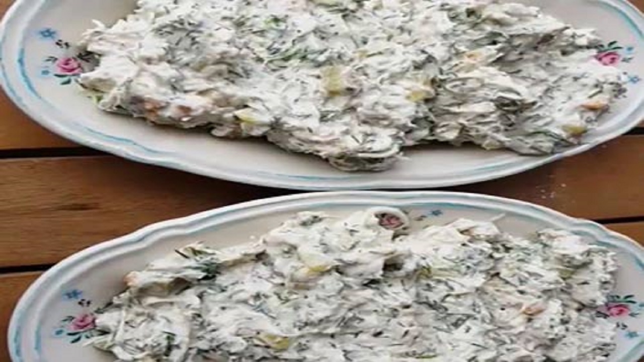 طرز تهیه سالاد بهاری
