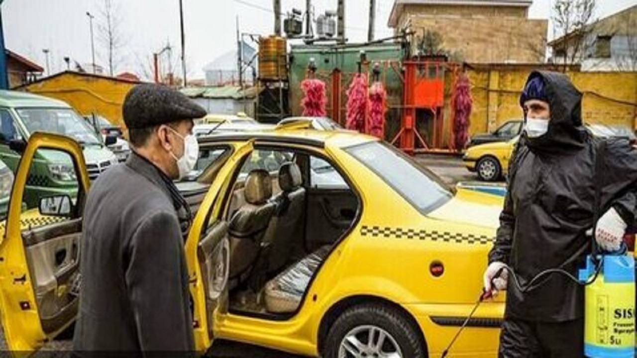 روزانه ۳ مرتبه تاکسی‌های درون شهری اصفهان ضدعفونی می‌شوند