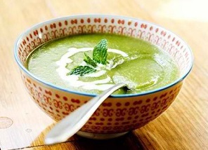 طرز تهیه سوپ کاهو
