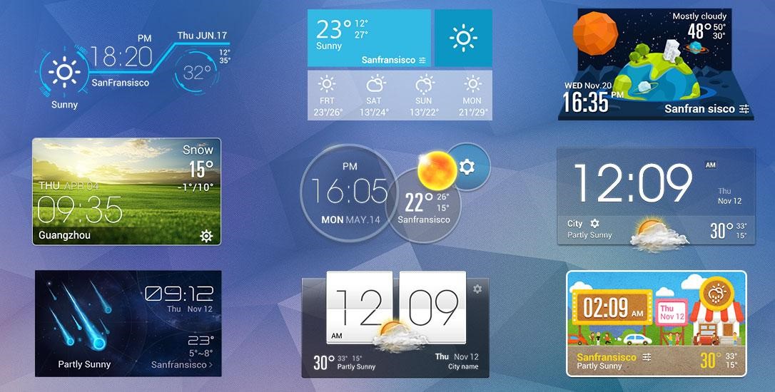 دانلود Amber Weather - Forecast FULL 3.9.9 - برنامه ویجت هواشناسی