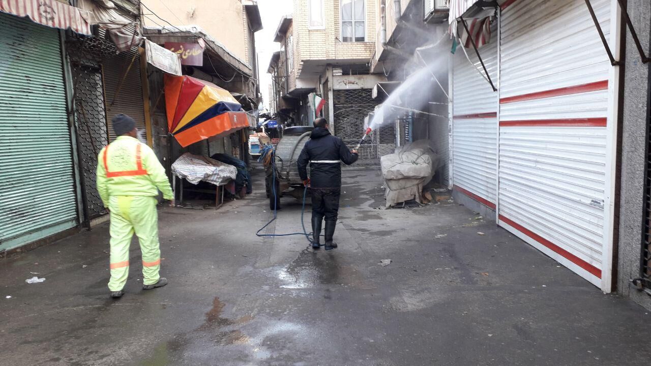 خدمات شهر مشکین دشت، خط مقدم مبارزه با کرونا