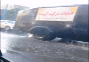 شست و شو و ضدعفونی کردن خیابان‌ها در اهواز + فیلم